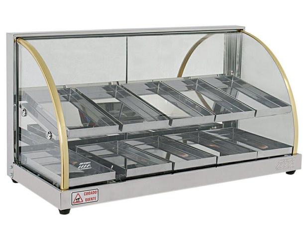 Vitrine Estufa Titã W 10BD 2 Portas - 10 Bandejas Menor preço em Vitrine Estufa Titã W 10BD 2 Portas - 10 Bandejas