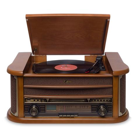 Vitrola Raveo Opera com Bluetooth, Toca Discos CD Player, Radio e entrada USB Madeira é boa?