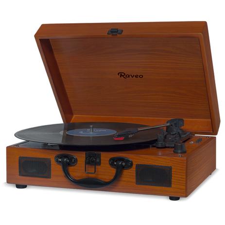 Vitrola Raveo Sonetto - Toca-Discos, Bluetooth, USB que reproduz e grava é boa?