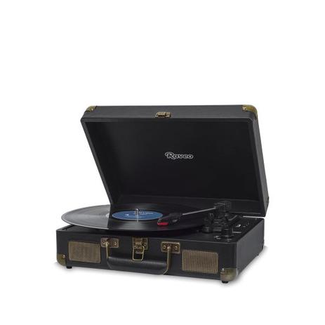 Vitrola Retrô Raveo Sonetto Preta, Toca Discos, Entrada USB, Bluetooth, Reproduz e Grava Vinil é boa?