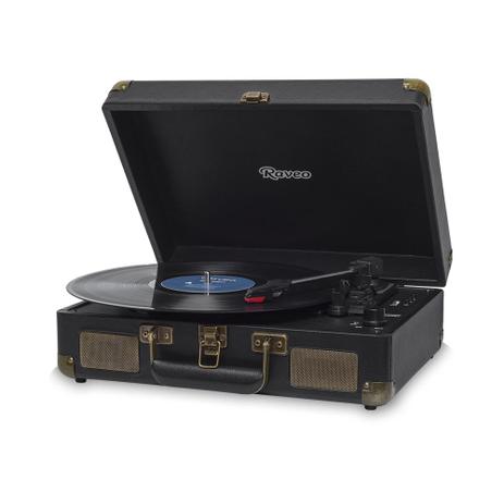 Vitrola Soneto Toca Discos Vinil USB Bluetooth Reproduz e Grava Preta - Raveo é boa?