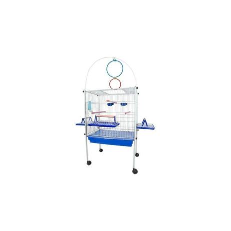 Viveiro Gaiola Calopsita Aves Triplex Playground Azul - JEL PLAST Menor preço em Viveiro Gaiola Calopsita Aves Triplex Playground Azul - JEL PLAST
