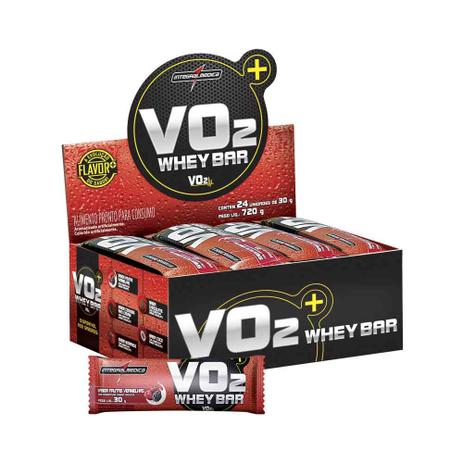 Vo2 protein bar 24 unidades - frutas - Integralmedica Menor preço em Vo2 protein bar 24 unidades - frutas - Integralmedica