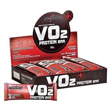 VO2 Protein Bar - 24 Unidades - IntegralMedica Menor preço em VO2 Protein Bar - 24 Unidades - IntegralMedica
