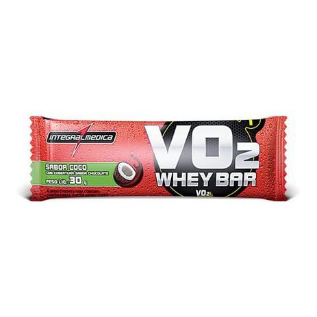 VO2 Whey Bar - 1 Unidade 30g Côco - IntegralMédica - Integralmedica Menor preço em VO2 Whey Bar - 1 Unidade 30g Côco - IntegralMédica - Integralmedica