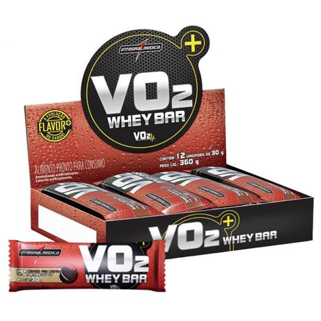 VO2 Whey Bar - 12uni - IntegralMedica - Integralmédica Menor preço em VO2 Whey Bar - 12uni - IntegralMedica - Integralmédica