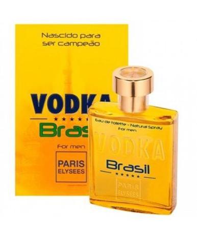 Vodka Brasil - Amarelo 100ml - Paris Elysees Menor preço em Vodka Brasil - Amarelo 100ml - Paris Elysees