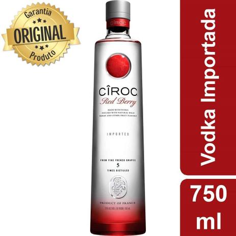 Vodka Importada Ciroc Red Berry - 750ml - Cîroc é boa?
