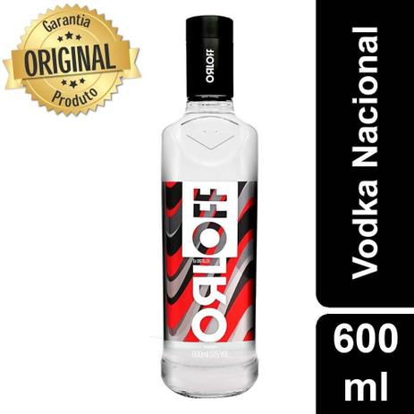 Vodka Nacional Orloff - 600ml Menor preço em Vodka Nacional Orloff - 600ml