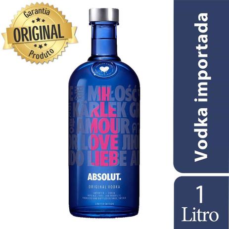 Vodka Sueca Absolut Love Drop Eoy - 1 Litro é boa?
