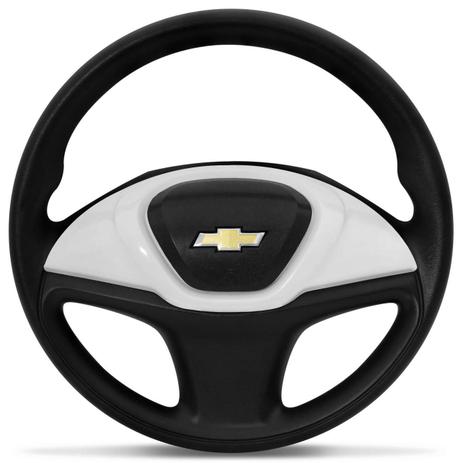 Volante Esportivo Celta Prisma Classic Corsa Monza Kadett 1982 a 2014 Branco com Cubo Original - Cvd Menor preço em Volante Esportivo Celta Prisma Classic Corsa Monza Kadett 1982 a 2014 Branco com Cubo Original - Cvd