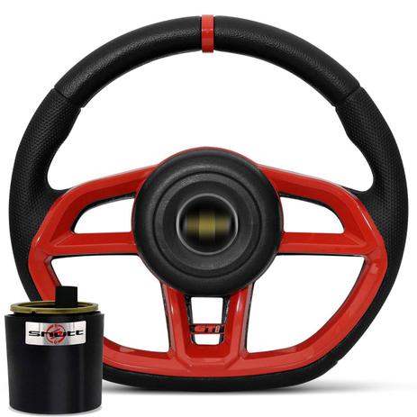 Volante Esportivo Golf GTI Vision Preto Vermelho Cubo Celta Prisma Corsa Vectra Astra Kadett 82 a 14 - Prime Menor preço em Volante Esportivo Golf GTI Vision Preto Vermelho Cubo Celta Prisma Corsa Vectra Astra Kadett 82 a 14 - Prime