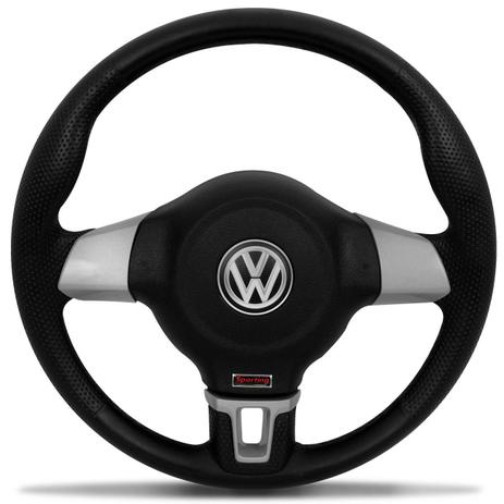 Volante Esportivo Jetta Sporting Prata Gol Parati Saveiro G2 G3 G4 Santana 95 a 98 Com Cubo Embutido - Cvd Menor preço em Volante Esportivo Jetta Sporting Prata Gol Parati Saveiro G2 G3 G4 Santana 95 a 98 Com Cubo Embutido - Cvd