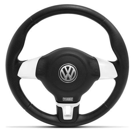 Volante Esportivo Jetta Turbo Gol Parati Voyage Saveiro G1 76 a 95 Branco com Cubo Embutido - Cvd Menor preço em Volante Esportivo Jetta Turbo Gol Parati Voyage Saveiro G1 76 a 95 Branco com Cubo Embutido - Cvd