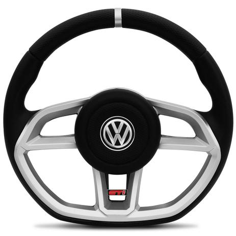 Volante Esportivo Modelo Golf GTI 500cv Preto Universal com Acionador de Buzina sem Cubo - Cvd Menor preço em Volante Esportivo Modelo Golf GTI 500cv Preto Universal com Acionador de Buzina sem Cubo - Cvd