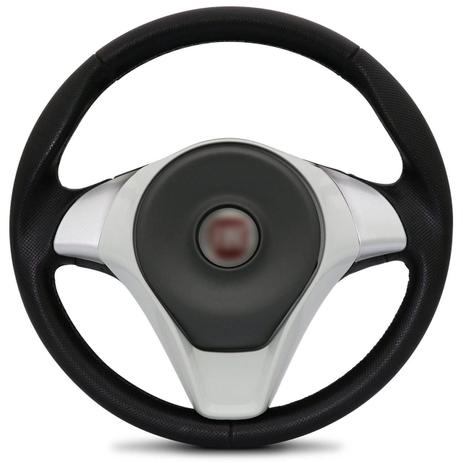 Volante Esportivo Palio Sporting Preto e Branco sem Cubo com Acionador de Buzina Universal - Cvd Menor preço em Volante Esportivo Palio Sporting Preto e Branco sem Cubo com Acionador de Buzina Universal - Cvd