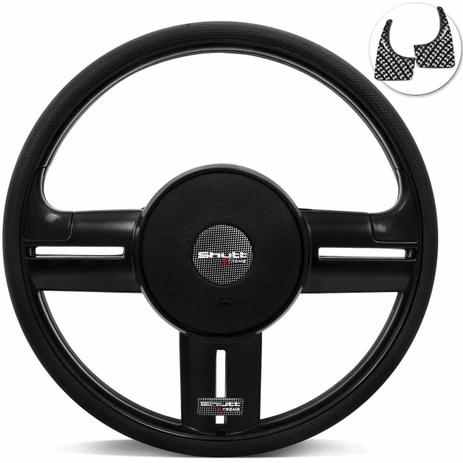 Volante Esportivo Rallye Slim Black Piano Aplique Preto e Fibra Carbono Universal Shutt Xtreme Menor preço em Volante Esportivo Rallye Slim Black Piano Aplique Preto e Fibra Carbono Universal Shutt Xtreme
