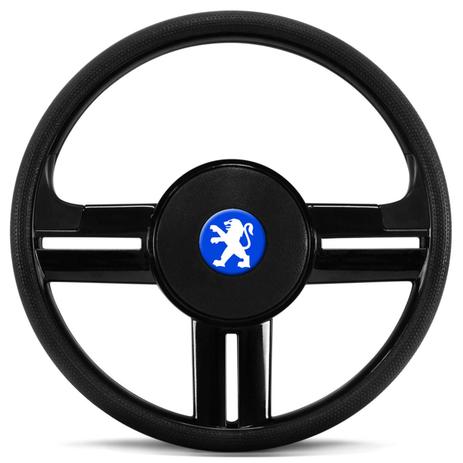 Volante Esportivo Rallye Slim Preto 106 206 306 + Acionador de Buzina sem Cubo + Emblema Peugeot - Prime Menor preço em Volante Esportivo Rallye Slim Preto 106 206 306 + Acionador de Buzina sem Cubo + Emblema Peugeot - Prime
