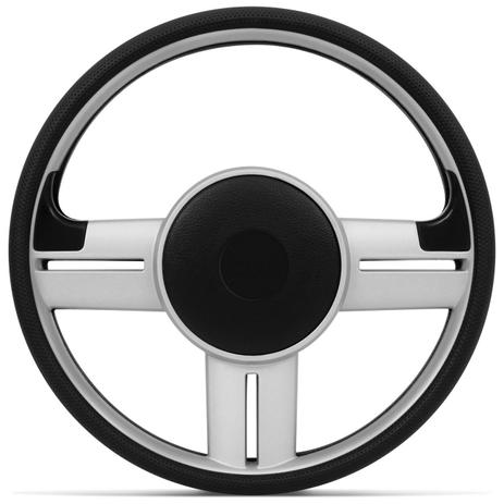 Volante Esportivo Rallye Slim Super Surf Prata Gol Celta Astra com Acionador de Buzina e sem Cubo - Cvd Menor preço em Volante Esportivo Rallye Slim Super Surf Prata Gol Celta Astra com Acionador de Buzina e sem Cubo - Cvd