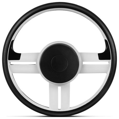 Volante Esportivo Rallye Slim Universal Branco com Acionador de Buzina sem Cubo - Cvd Menor preço em Volante Esportivo Rallye Slim Universal Branco com Acionador de Buzina sem Cubo - Cvd