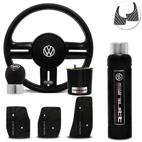 Volante Esportivo Shutt Black Gol Saveiro Voyage 80 a 96 + Pedaleira Manopla cambio Freio Mão Preta Menor preço em Volante Esportivo Shutt Black Gol Saveiro Voyage 80 a 96 + Pedaleira Manopla cambio Freio Mão Preta