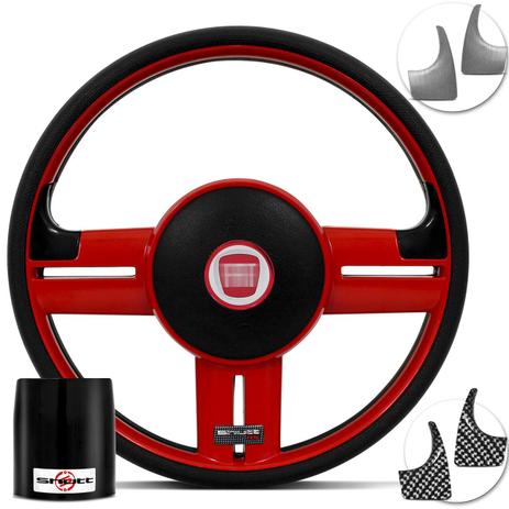 Volante Esportivo Shutt Rallye RS Vermelho Aplique Extra Cubo Palio Uno Strada Punto Idea 05 a 13 Menor preço em Volante Esportivo Shutt Rallye RS Vermelho Aplique Extra Cubo Palio Uno Strada Punto Idea 05 a 13