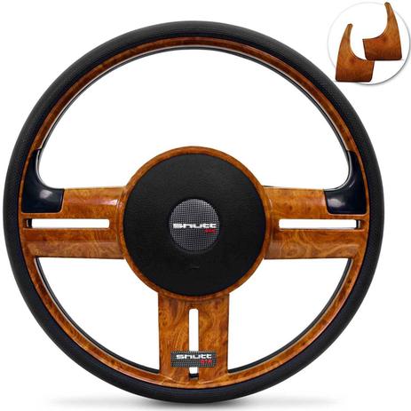 Volante Esportivo Shutt Rallye Slim Madeira GTR Universal Aplique Preto Madeira Sem Cubo Menor preço em Volante Esportivo Shutt Rallye Slim Madeira GTR Universal Aplique Preto Madeira Sem Cubo