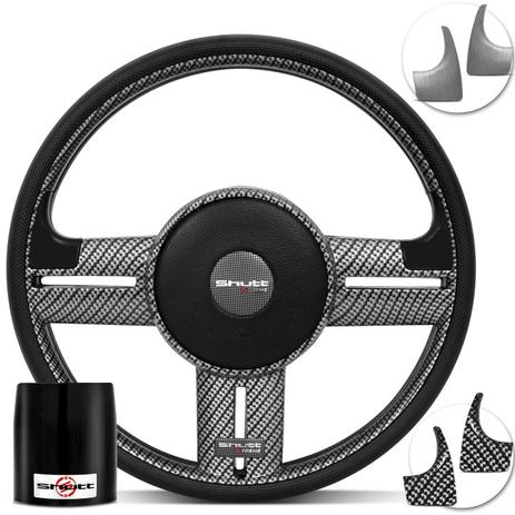 Volante Esportivo Shutt Rallye Super Surf Xtreme Carbon Cubo Escort Logus 1993 a 1998 Aplique Extra Menor preço em Volante Esportivo Shutt Rallye Super Surf Xtreme Carbon Cubo Escort Logus 1993 a 1998 Aplique Extra