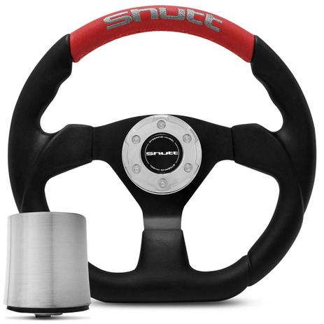 Volante Esportivo Shutt SRR Preto Vermelho Acionador Buzina Cubo F1000 94 a 98 - Prime Menor preço em Volante Esportivo Shutt SRR Preto Vermelho Acionador Buzina Cubo F1000 94 a 98 - Prime