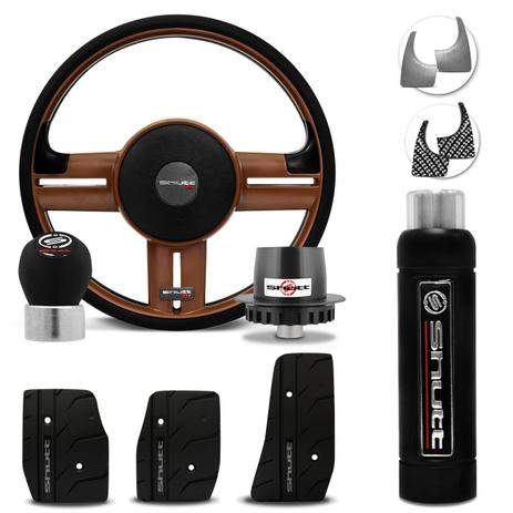 Volante Esportivo Shutt Whisky Ka Fiesta Ecosport 96 a 14 + Pedaleira Manopla Cambio Freio Mão Preta Menor preço em Volante Esportivo Shutt Whisky Ka Fiesta Ecosport 96 a 14 + Pedaleira Manopla Cambio Freio Mão Preta