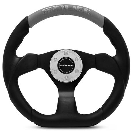 Volante Esportivo Tuning Shutt SRHB Preto e Cinza Sem Cubo com Acionador de Buzina Menor preço em Volante Esportivo Tuning Shutt SRHB Preto e Cinza Sem Cubo com Acionador de Buzina