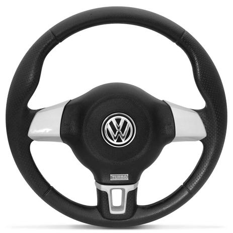 Volante Jetta Preto Prata com Acionador Buzina VW Gol Parati Saveiro Santana G2 G3 G4 Cubo Embutido - Cvd Menor preço em Volante Jetta Preto Prata com Acionador Buzina VW Gol Parati Saveiro Santana G2 G3 G4 Cubo Embutido - Cvd