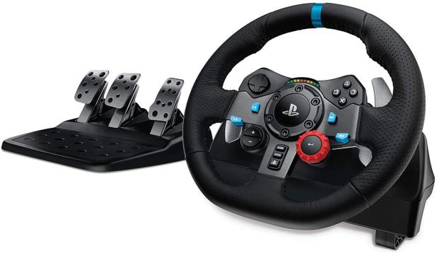 Volante Logitech G29 Driving Force para PS5, PS4, PS3 e PC Menor preço em Volante Logitech G29 Driving Force para PS5, PS4, PS3 e PC