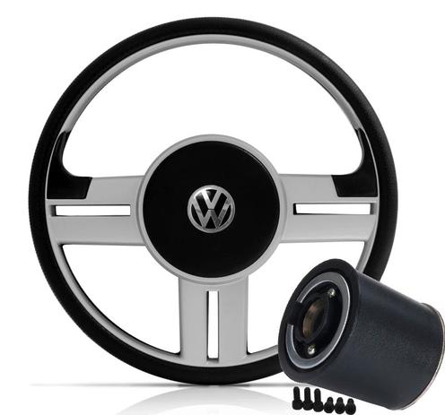 Volante Modelo Rallye Branco Volkswagen Chevrolet Fiat - Cabeça car Menor preço em Volante Modelo Rallye Branco Volkswagen Chevrolet Fiat - Cabeça car