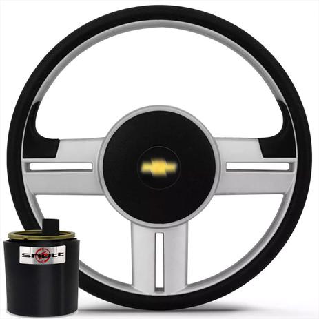Volante Rallye Super Surf Corsa Celta Prisma Vectra Astra Prisma Kadett 82 a 14 Prata com Cubo - Cvd Menor preço em Volante Rallye Super Surf Corsa Celta Prisma Vectra Astra Prisma Kadett 82 a 14 Prata com Cubo - Cvd