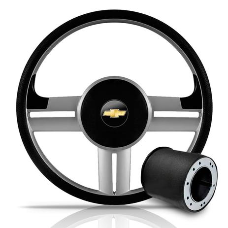 Volante Rallye Surf Esportivo Universal sem Cubo Prata - Omega Menor preço em Volante Rallye Surf Esportivo Universal sem Cubo Prata - Omega