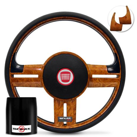 Volante Shutt Rallye Slim GTR Madeira Cubo Palio Strada Uno Doblo Punto Idea Linha Fiat 91 a 04 Menor preço em Volante Shutt Rallye Slim GTR Madeira Cubo Palio Strada Uno Doblo Punto Idea Linha Fiat 91 a 04