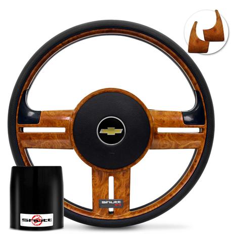 Volante Shutt Rallye Slim GTR Marrom Madeira Cubo Chevette 73 a 94 Chevy 83 a 95 Marajó 80 a 89 Menor preço em Volante Shutt Rallye Slim GTR Marrom Madeira Cubo Chevette 73 a 94 Chevy 83 a 95 Marajó 80 a 89