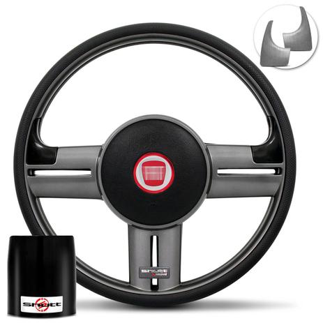 Volante Shutt Rallye Slim Xtreme Grafite Prata Cubo Palio Uno Strada Doblo Punto Linha Fiat 91 a 04 Menor preço em Volante Shutt Rallye Slim Xtreme Grafite Prata Cubo Palio Uno Strada Doblo Punto Linha Fiat 91 a 04