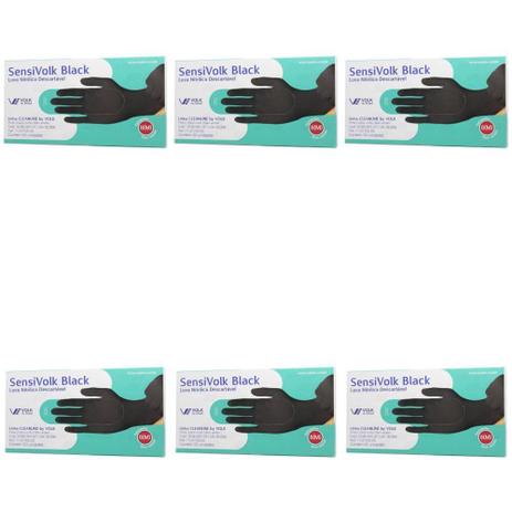 Volk Luvas P/ Procedimentos Nitrílicas Preta M C/50 (Kit C/06) Menor preço em Volk Luvas P/ Procedimentos Nitrílicas Preta M C/50 (Kit C/06)