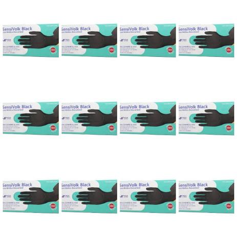 Volk Luvas P/ Procedimentos Nitrílicas Preta M C/50 (Kit C/12) Menor preço em Volk Luvas P/ Procedimentos Nitrílicas Preta M C/50 (Kit C/12)