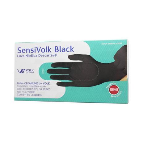 Volk Luvas P/ Procedimentos Nitrílicas Preta M C/50 Menor preço em Volk Luvas P/ Procedimentos Nitrílicas Preta M C/50