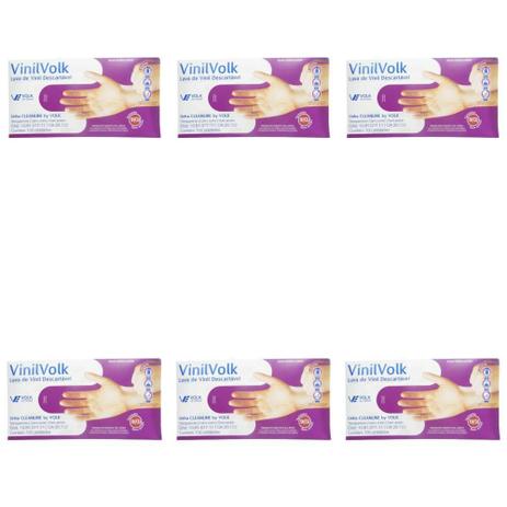 Volk Luvas P/ Procedimentos Vinil Transparente S/ Amido G C/100 (Kit C/06) Menor preço em Volk Luvas P/ Procedimentos Vinil Transparente S/ Amido G C/100 (Kit C/06)