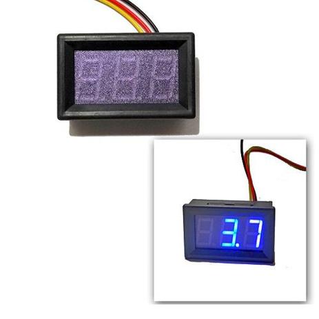 Voltímetro Digital Automotivo 30v 1,5 Bateria Função Remote - Via Menor preço em Voltímetro Digital Automotivo 30v 1,5 Bateria Função Remote - Via