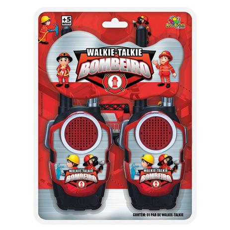 Walkie Talkie Radio Comunicador Brinquedo Infantil- Bombeiro - Artbrink é boa?