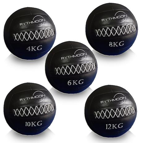Wall Ball Kit Com 5 Peças Rythmoon 4-6-8-10-12 Kg Menor preço em Wall Ball Kit Com 5 Peças Rythmoon 4-6-8-10-12 Kg