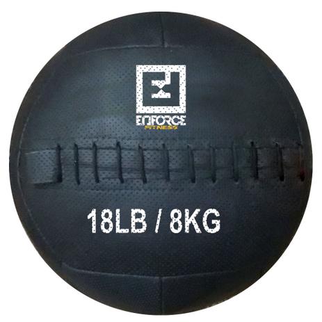 Wall Ball Medicine Ball Bola De Couro 8Kg P/ Crossfit, Treinamento Funcional - Enforce Fitness Menor preço em Wall Ball Medicine Ball Bola De Couro 8Kg P/ Crossfit, Treinamento Funcional - Enforce Fitness