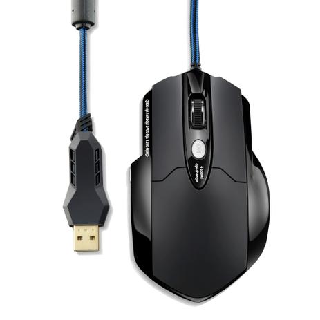 Warrior Gamer Mouse Laser 6 Botões 3200 DPI Preto USB - MO191 - Multilaser Menor preço em Warrior Gamer Mouse Laser 6 Botões 3200 DPI Preto USB - MO191 - Multilaser