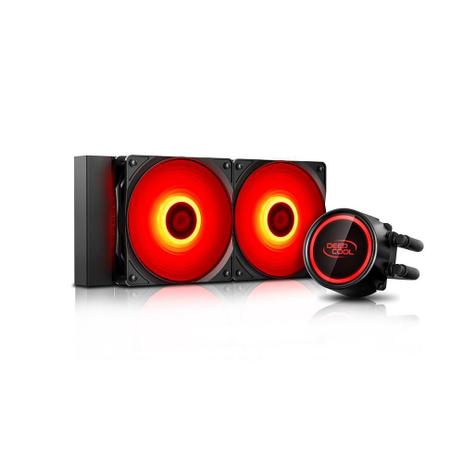 Water Cooler Deepcool Gammaxx L240t Led Vermelho - Deep Cool é ruim? Water Cooler Deepcool Gammaxx L240t Led Vermelho - Deep Cool é boa?