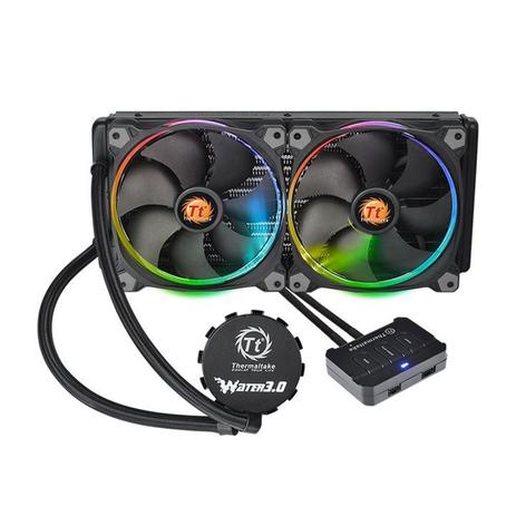 Water Cooler Thermaltake 140mm 3.0 Riing 280 All-In-One Lcs CL-W138-PL14SW-A Menor preço em Water Cooler Thermaltake 140mm 3.0 Riing 280 All-In-One Lcs CL-W138-PL14SW-A